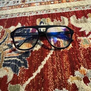 Caddis The RCA Aviators Eyeglasses Reader +1.00 Black Frames Unisex